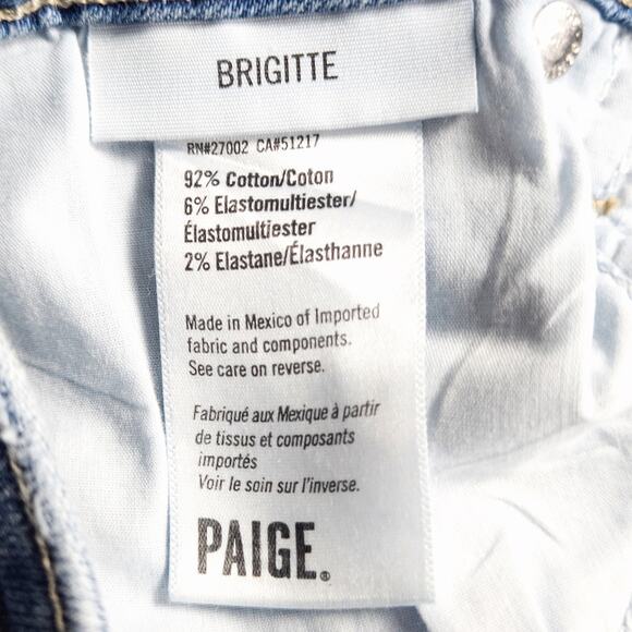 Paige Women’s Brigitte Jeans Size 28 Casual Chic Denim Minimalist Streetwear - Picture 9 of 11